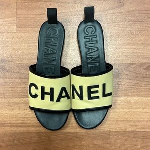Chanel slides, size 7